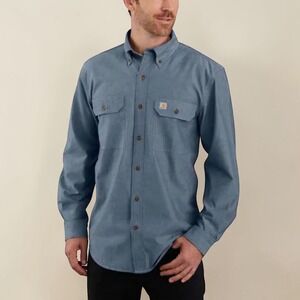 Carhartt Fort Loose Fit Chambray Denim Shirt Sz M NWT